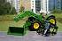 Трактор Джон Дир с ковшом, зеленый, 1:32  - миниатюра №4